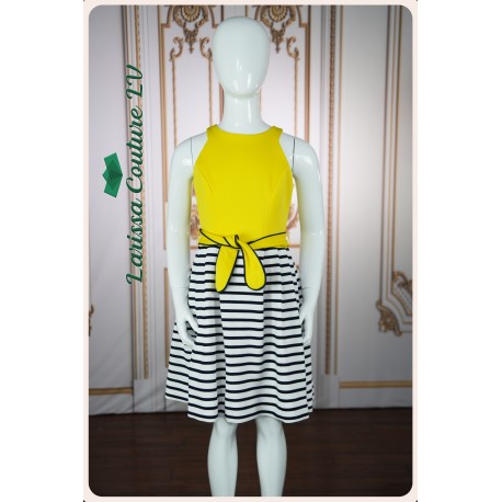 Alessia Yellow Girl Dress