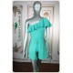 Vivienne Verdigris One Shoulder Girl Romper