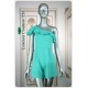 Vivienne Verdigris One Shoulder Girl Romper