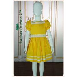 Harlow Yellow Kid Dress