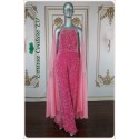 Tatum Velvet Sequin Pink Jumpsuit